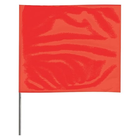 Marking Flag,Red,Blank,Vinyl,PK100