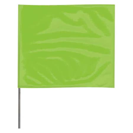 Marking Flag,Fluor Lime,Vinyl,PK100