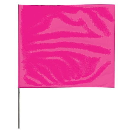 Marking Flag,Fluor Pink,Vinyl,PK100