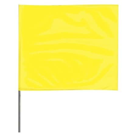 Marking Flag,Fluor Yellow,Vinyl,PK100