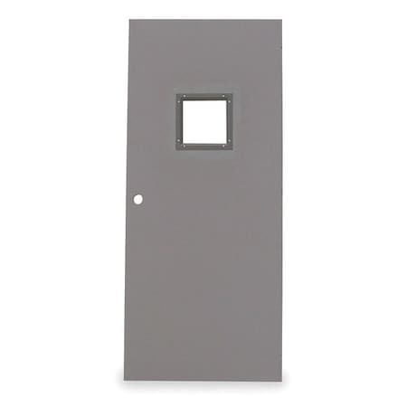 Vision Lite Hollow Steel  Door, 80 In H, 32 In W, 1 3/4 In Thick, 16-gauge, Type: 2