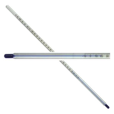 Liquid In Glass Thermometer,0 To 300F