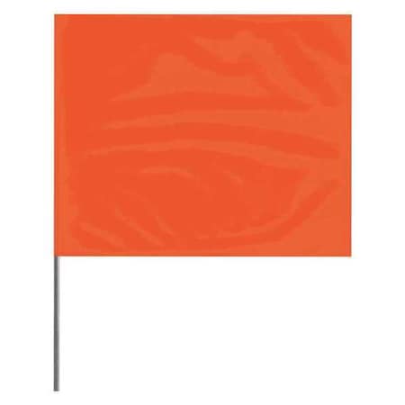 Marking Flag,Orange,Blank,PVC,PK100