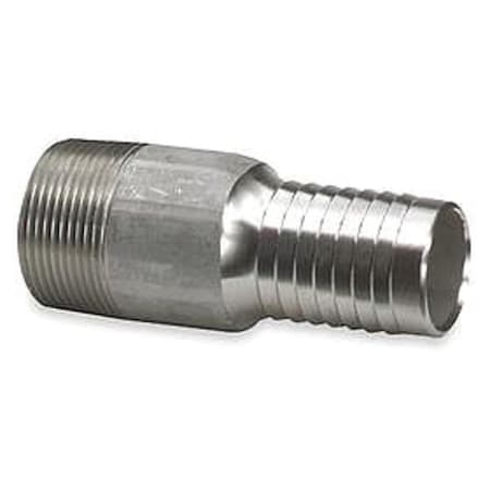 Straight Double Bolt Or Band, 2 1/2 In Hose I.D, 2-1/2 In Thread