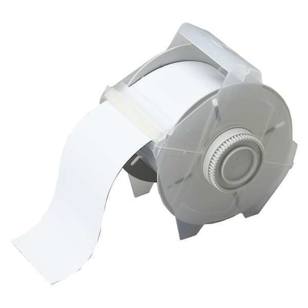 Label Tape Cartridge, White, Labels/Roll: Continuous