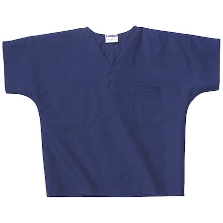 Scrub Shirt,XL,Navy,Unisex