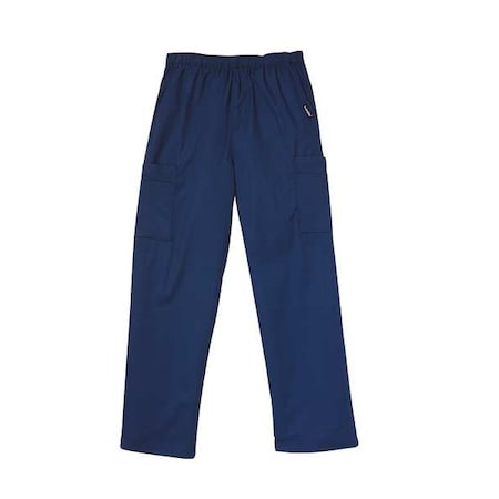 Scrub Cargo Pants,M,Navy,Mens