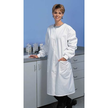 Lab Coat,XL,White,41 In. L