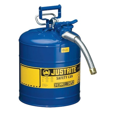 5 Gal. Blue Steel Type II Safety Can For Kerosene