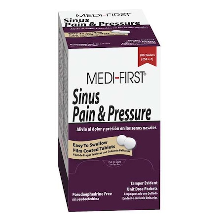 Sinus Pain And Pressure,Tablet,PK100
