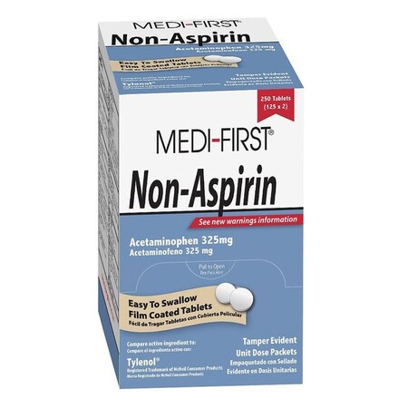 Non-Aspirin,Tablet,325mg,PK250