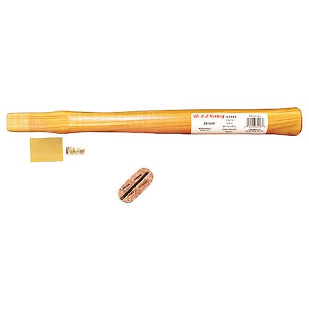 Ball Pein Hammer Handle,16 In Hickory