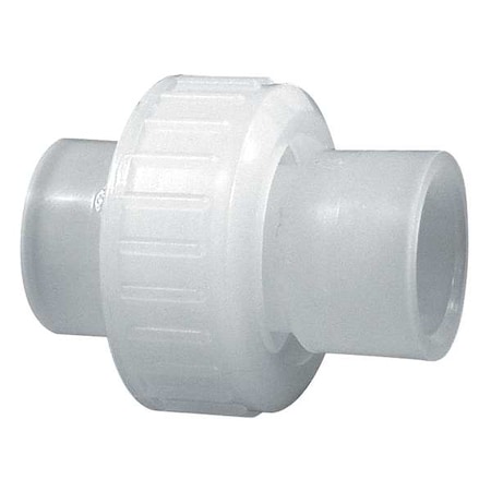 Union, Polypropylene, 1-1/2, Schedule 80, 150 Psi Max Pressure