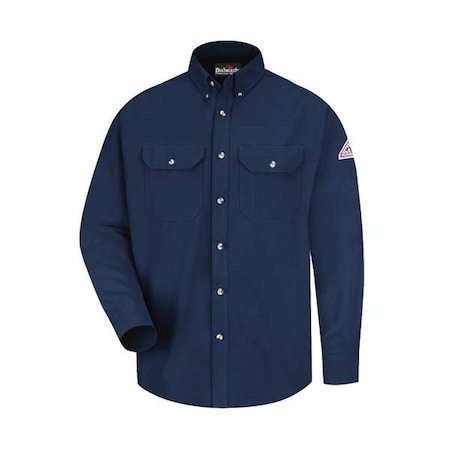 FR Long Sleeve Shirt,Navy,2XL,Button