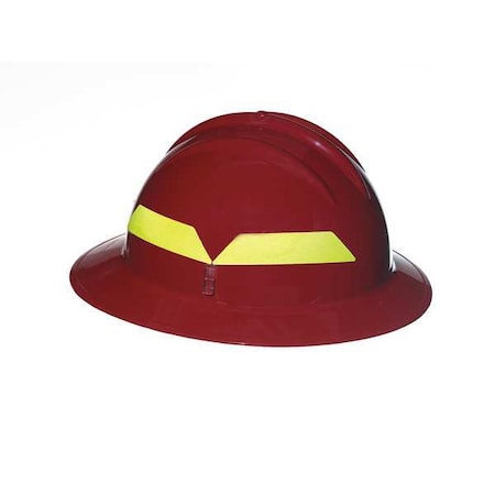 Fire Helmet,Red,Full-Brim