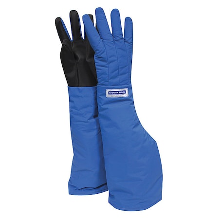 Cryogenic Glove,L,Blue,Straight,PR
