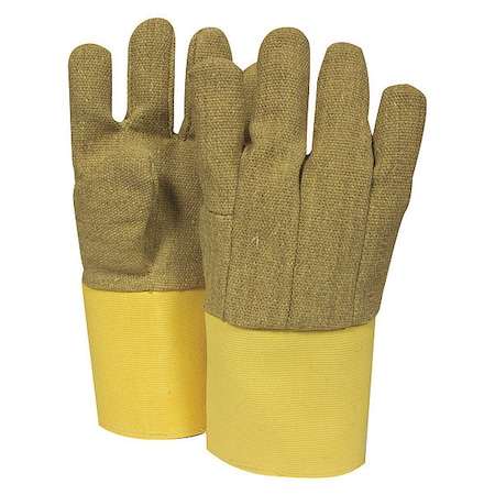 Heat Resistant Gloves,Tan,PBI/Kevlar,PR