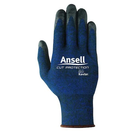 Cut Resistant Coated Gloves, A4 Cut Level, Nitrile, L, 1 PR