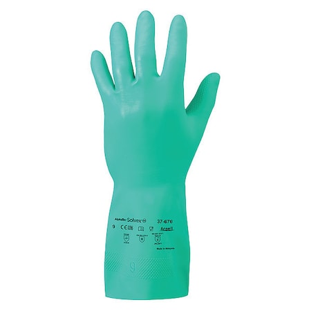 13 Chemical Resistant Gloves, Nitrile, 7, 1 PR