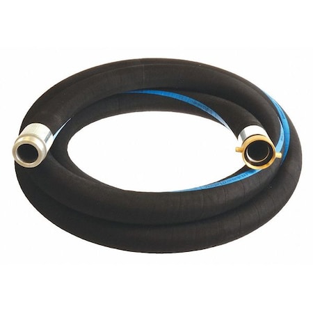4 ID X 20 Ft Rubber Water Suction Hose BK