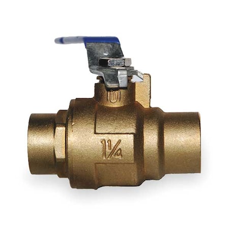 1/2 Sweat Brass Ball Valve Inline