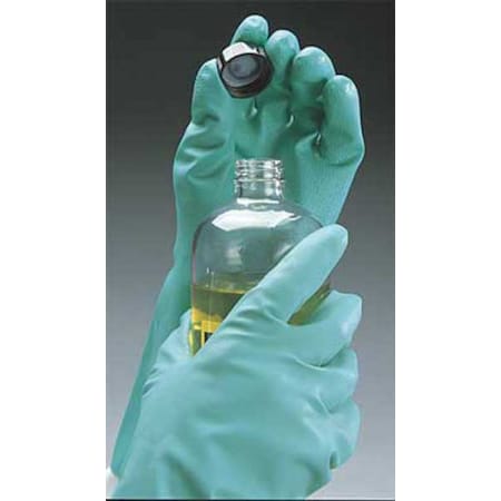 12-1/2 Chemical Resistant Gloves, Nitrile, 8, 1 PR