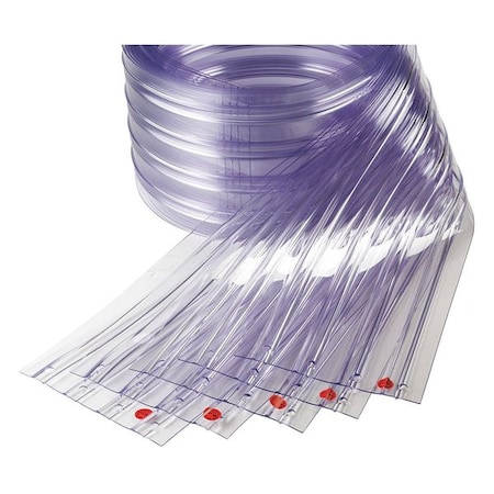 Replacement Strips,Ribbed,8,PVC,PK5