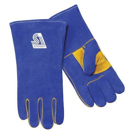 Welding Gloves,Stick Application,Blue,PR