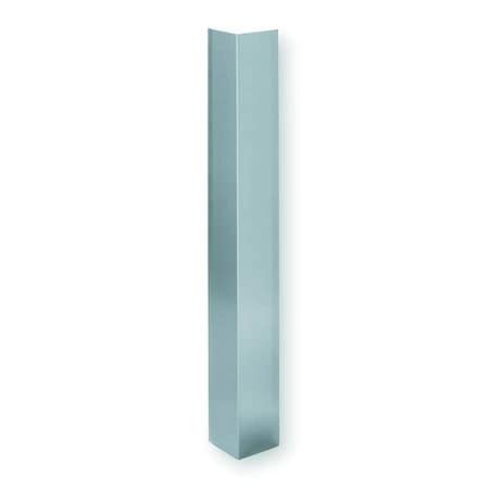Corner Guard, Stainless Steel, Square, 1-1/2W X 96H