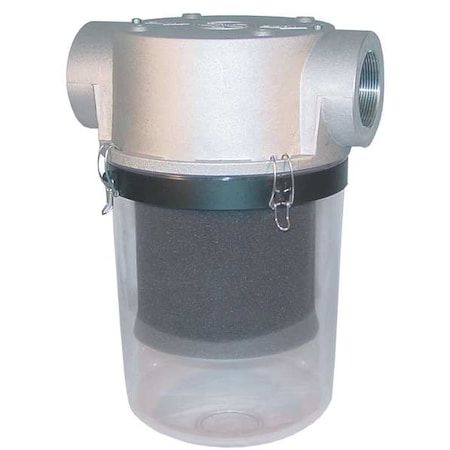 T-Style Inlet Filter,4 In FNPT,520 CFM