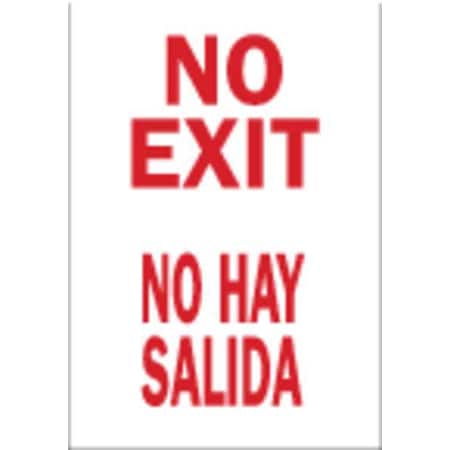 Exit Sign,14X10,Plastic