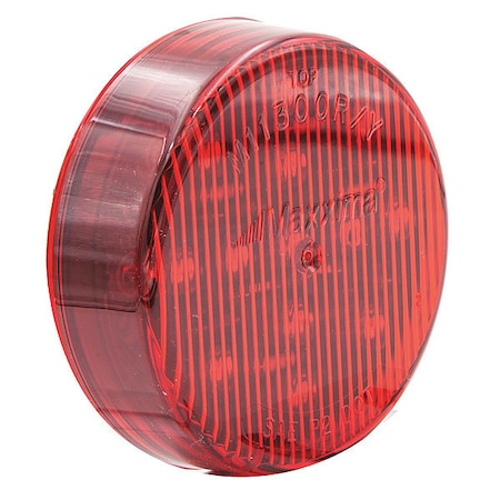 Clearance Light,LED,Red,Round,2-1/2 Dia