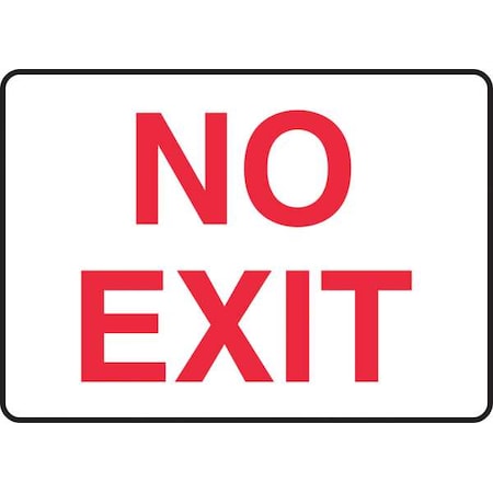 Exit Sign,No Exit,10X14