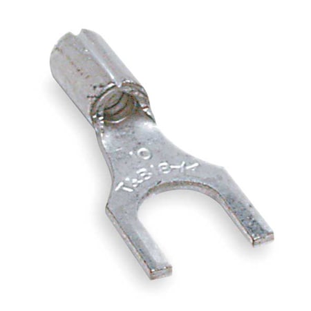 22-16 AWG Non-Insulated Fork Terminal #6 Stud PK100