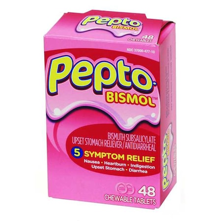 Pepto-Bismol,Chewable Tablet,262mg,PK48