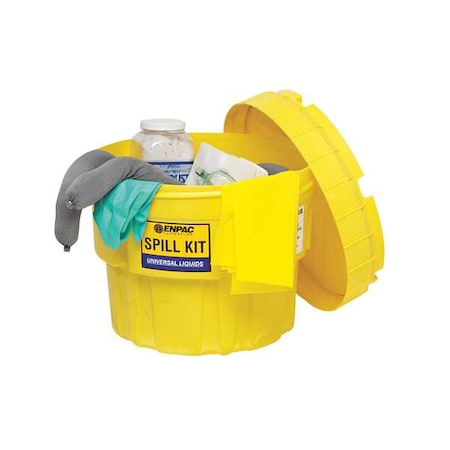 Spill Kit, Chem/Hazmat, Yellow