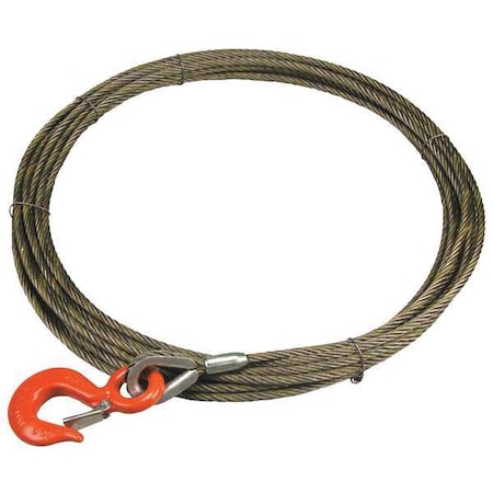 Winch Cable,3/8 In. X 75 Ft.