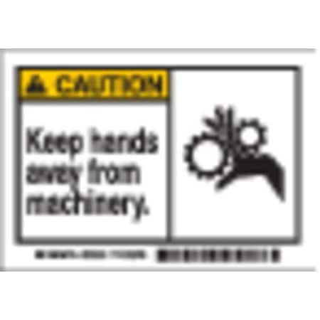 Machine/Equipment Label,3-1/2 In. H,PK5, 86889