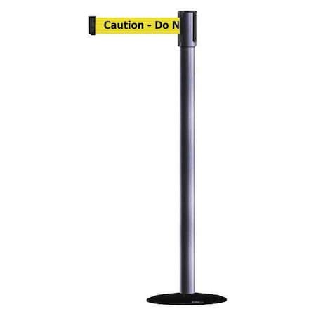 Barrier Post With Belt,Gray