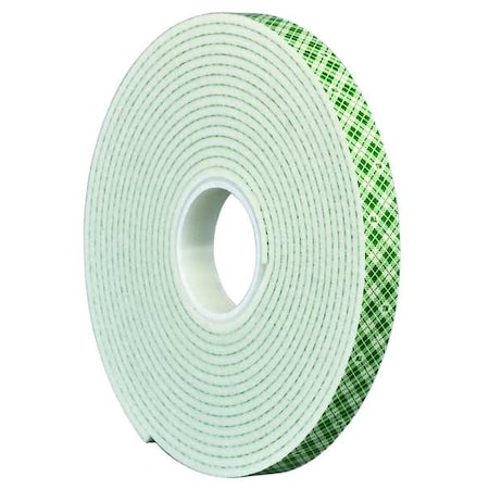 3M 4032 Double Coated Foam Tape 0.75 X 5yd, White