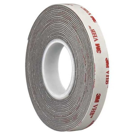 3M 4941 VHB Tape 0.5 X 5yd, Gray, 45 Mil