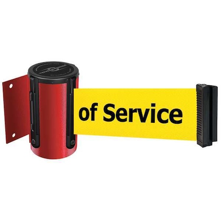 Belt Barrier, Red,Belt Color Yellow