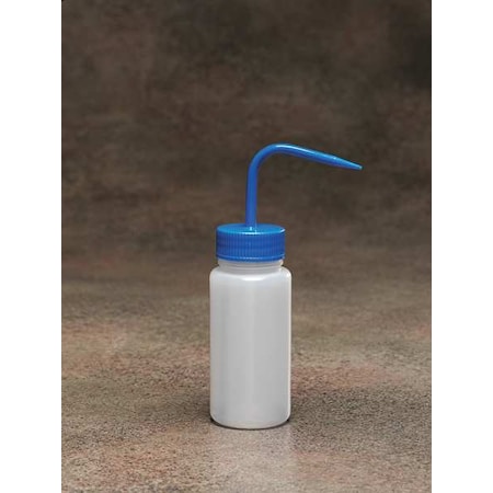 Translucent/ Blue 500mL Wash Bottle, 5 Pack