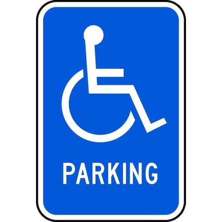 ADA Handicapped Parking Sign,18 X 12, L-30-12HA