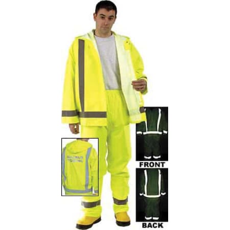 Hi-Vis Rain Pants,Hi-Vis Yellow/Green,M