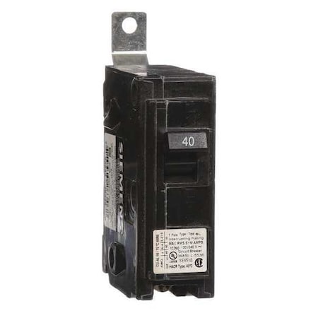 Miniature Circuit Breaker, 40 A, 120/240V AC, 1 Pole, Bolt On Mounting Style, BL Series