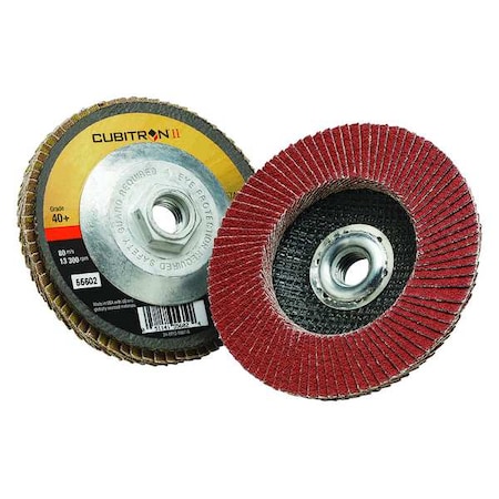 Flap Disc,T27,4-1/2in. X 5/8-11,40