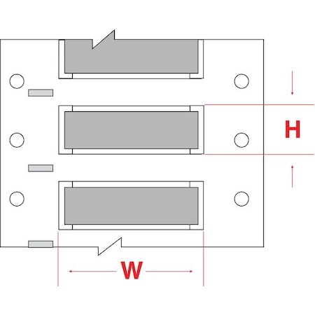 Write On Gray Wire Marker Sleeves, PermaSleeve(R) Polyolefin, PS-250-150-GY