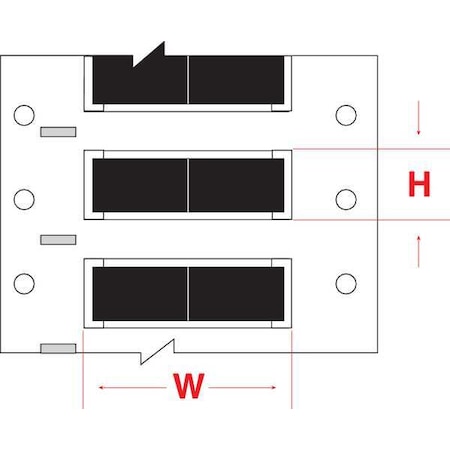 Write On Black Wire Marker Sleeves, PermaSleeve(R) Polyolefin, PS-250-2-BK-S-2