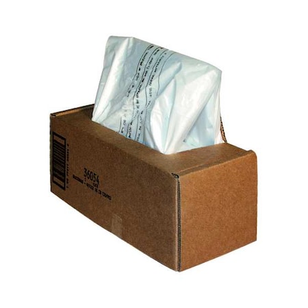 Paper Shredder Bag,36 X 18 X 13 In,PK50